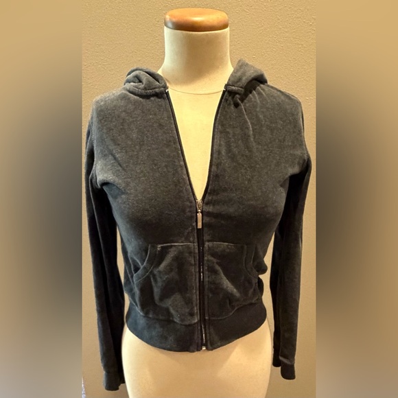 Ambiance Tops - Gray Hoodie